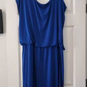 Chico's Royal Blue Midi Dress